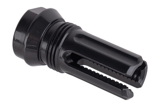 Breek Arms 3FO 9mm 1/2x28 Flash Hider is made of 4140 steel.